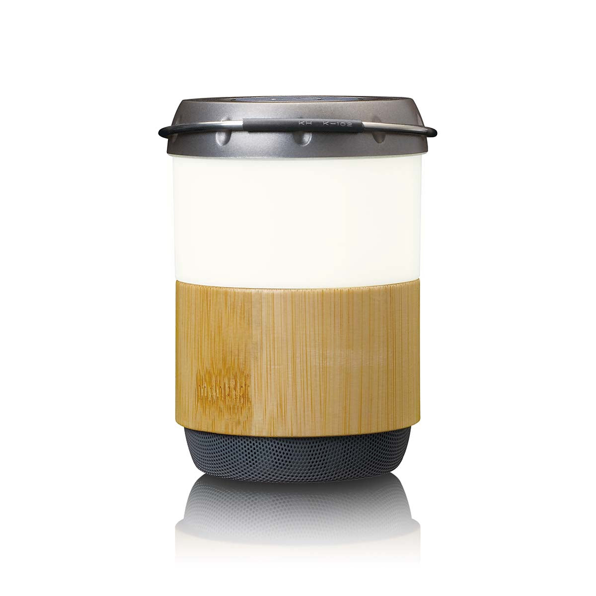 Bluetooth Lantern Speaker, Bamboo, 40-Hour Battery, IPX4