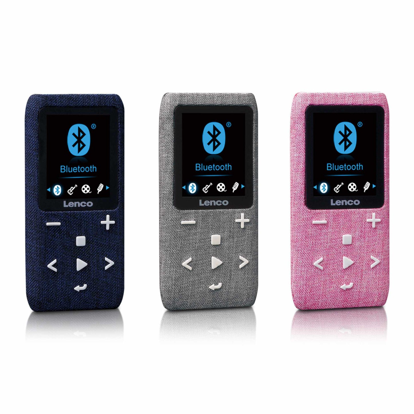 Bluetooth MP3/MP4 Player, 8GB, Expandable, Blue