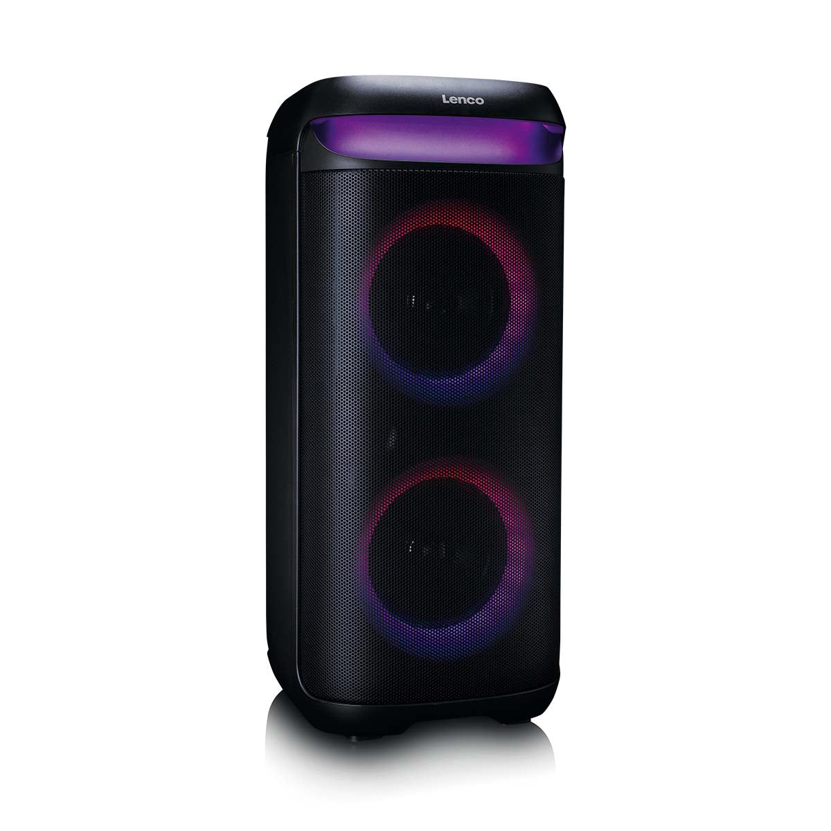 Bluetooth Party Speaker, LED Lights, 100W, TWS Pairing