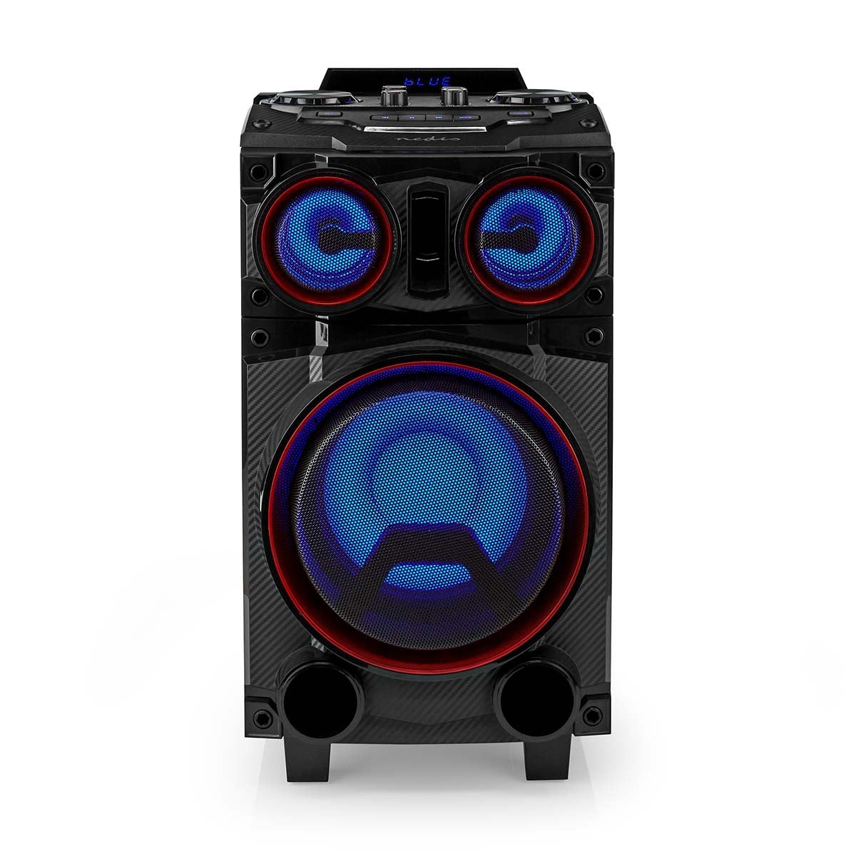 Bluetooth® Party Speaker | Maximum battery play time: 6.5 hrs | 120 W | Carrying handle | Party lights | Equalizer | Black
