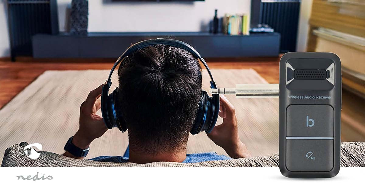 Bluetooth® Receiver | Connection output: USB-C™ Female / 3.5 mm | AAC / SBC | Automatic power off function | Black