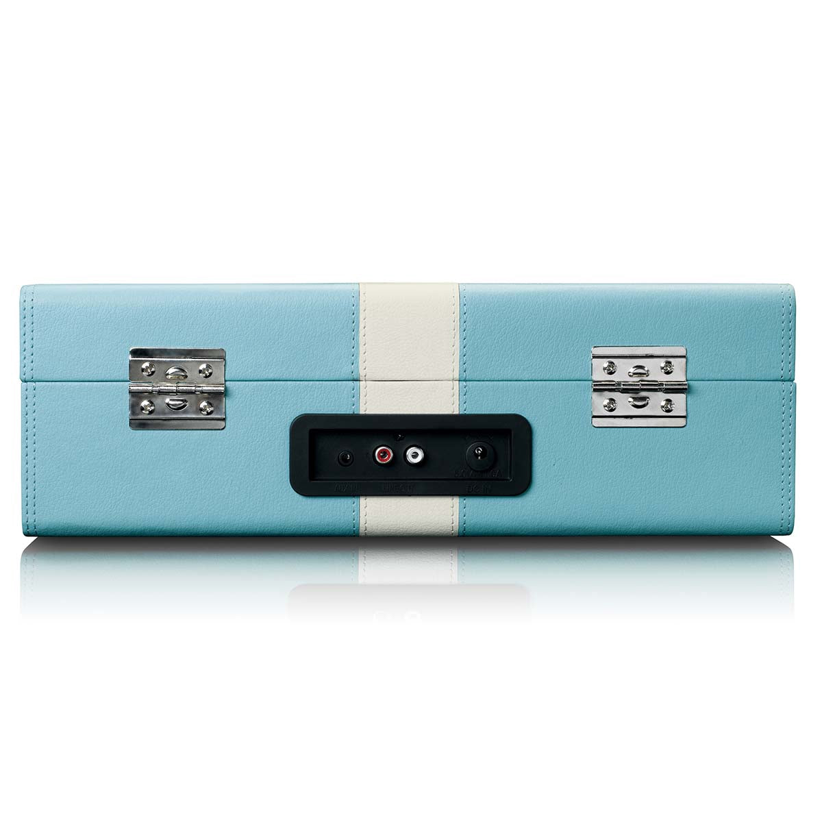 Bluetooth Record Player with Built-In Speakers, Blue/White