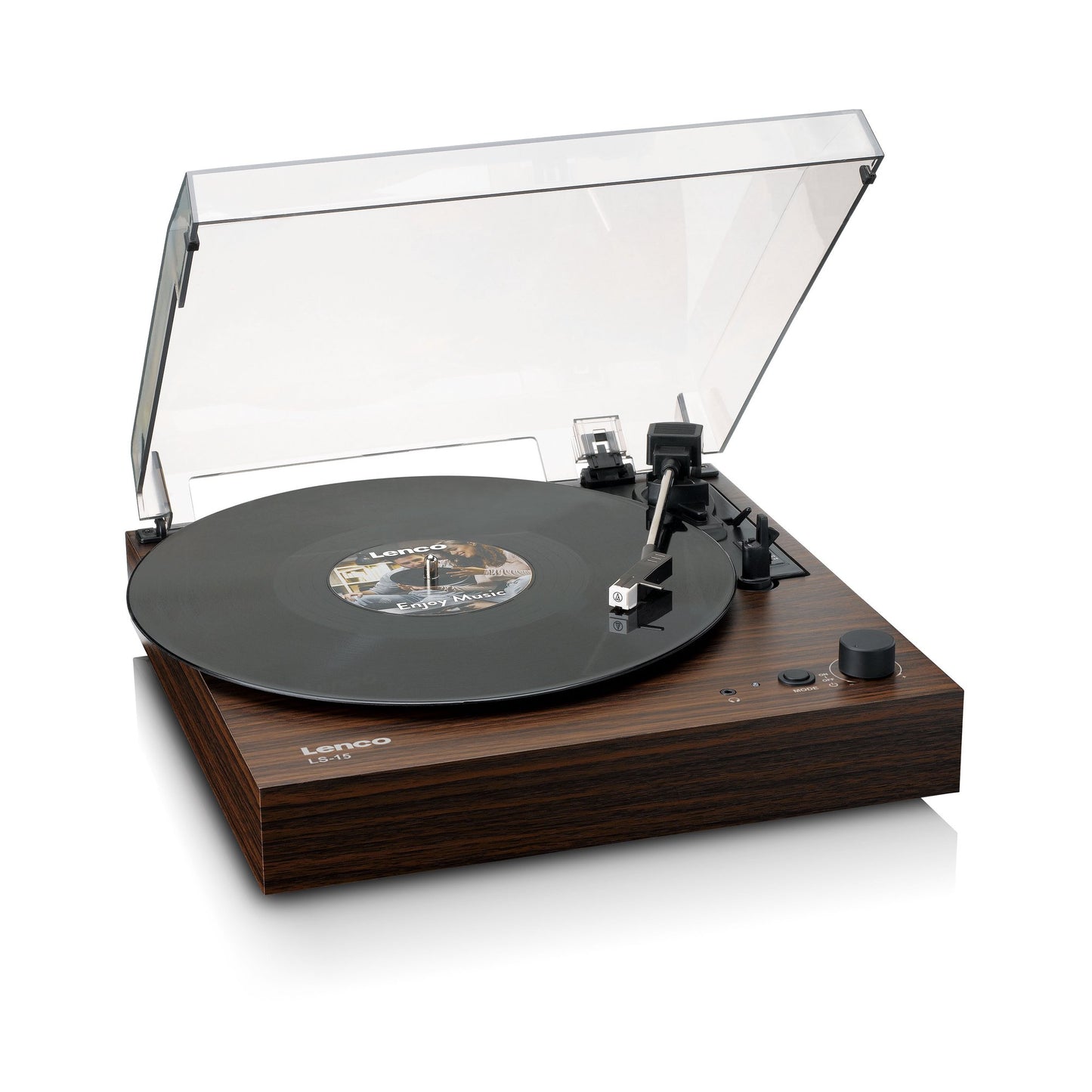 Bluetooth Record Player with Speakers, AT3600L Cartridge