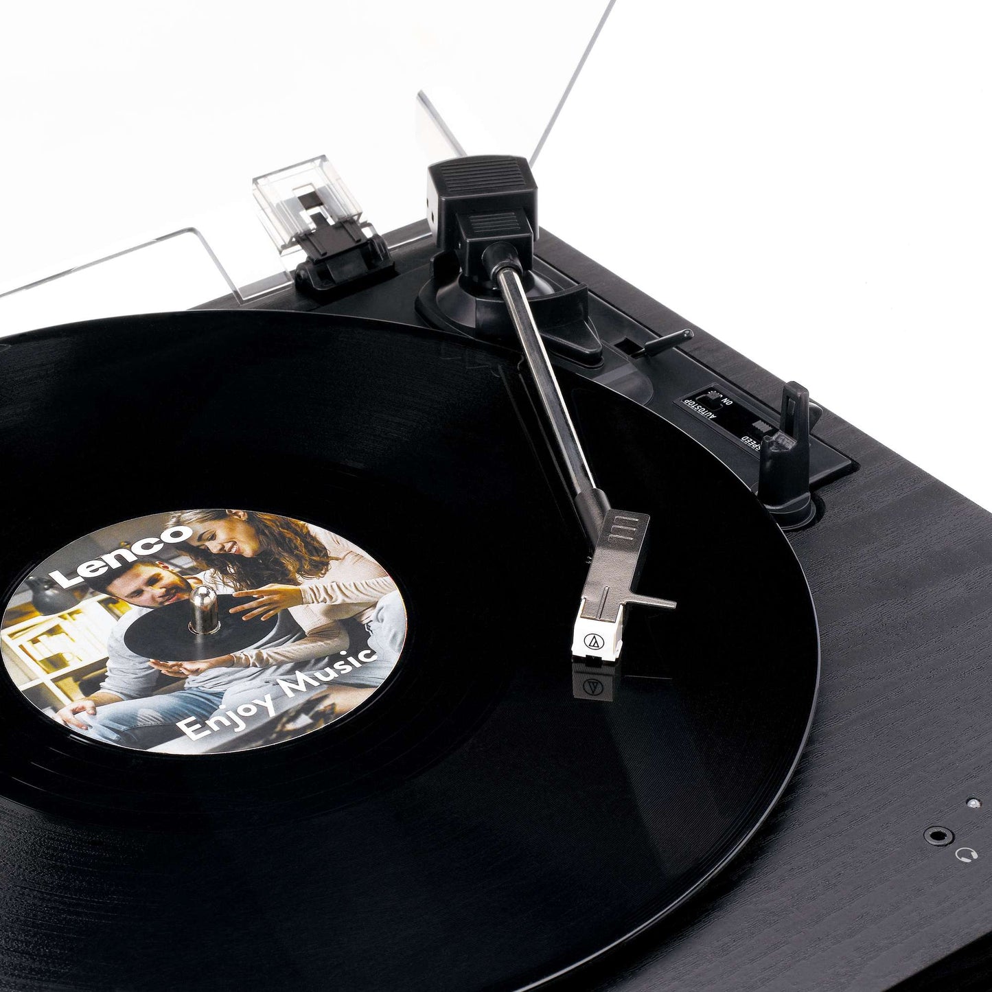Bluetooth Record Player with Speakers, AT3600L Cartridge