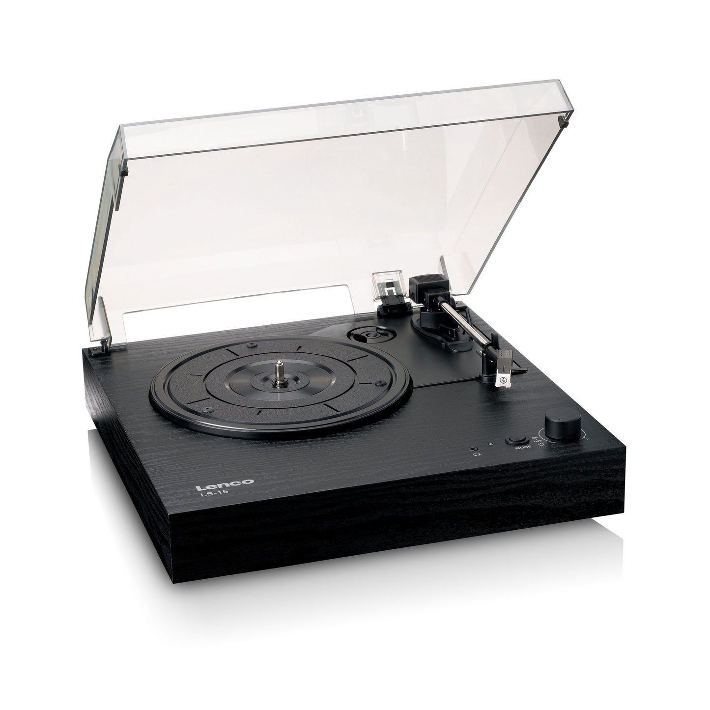 Bluetooth Record Player with Speakers, AT3600L Cartridge