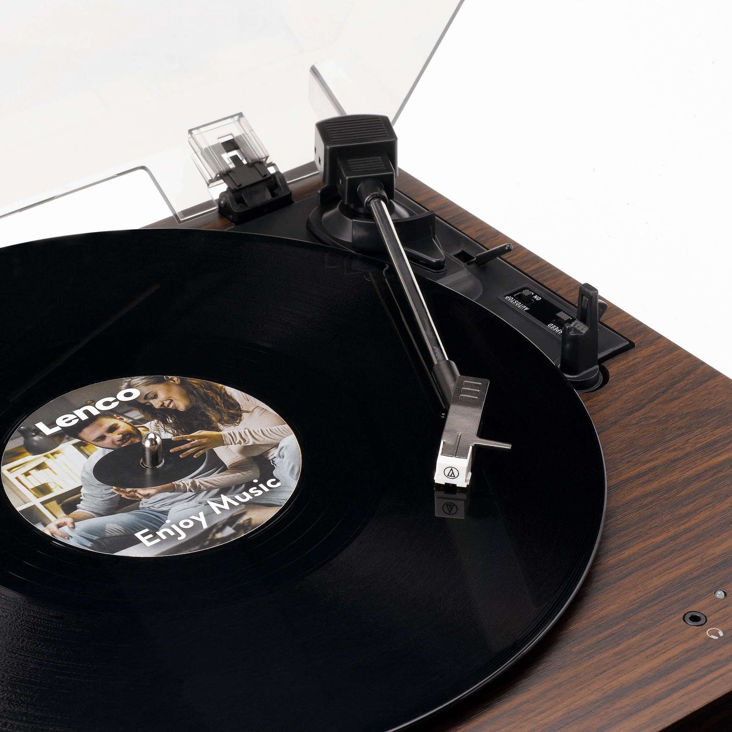 Bluetooth Record Player with Speakers, AT3600L Cartridge