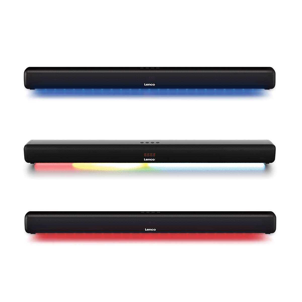 Bluetooth Soundbar 85cm 40W with HDMI and LED Lights