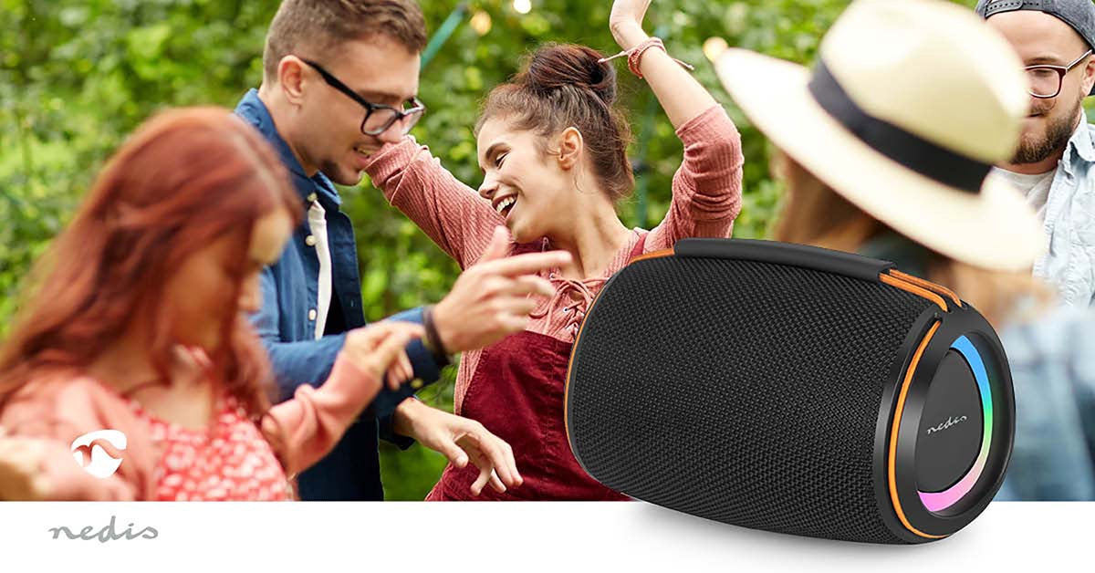 Bluetooth Speaker, 40W, Portable, 6-Hour Battery