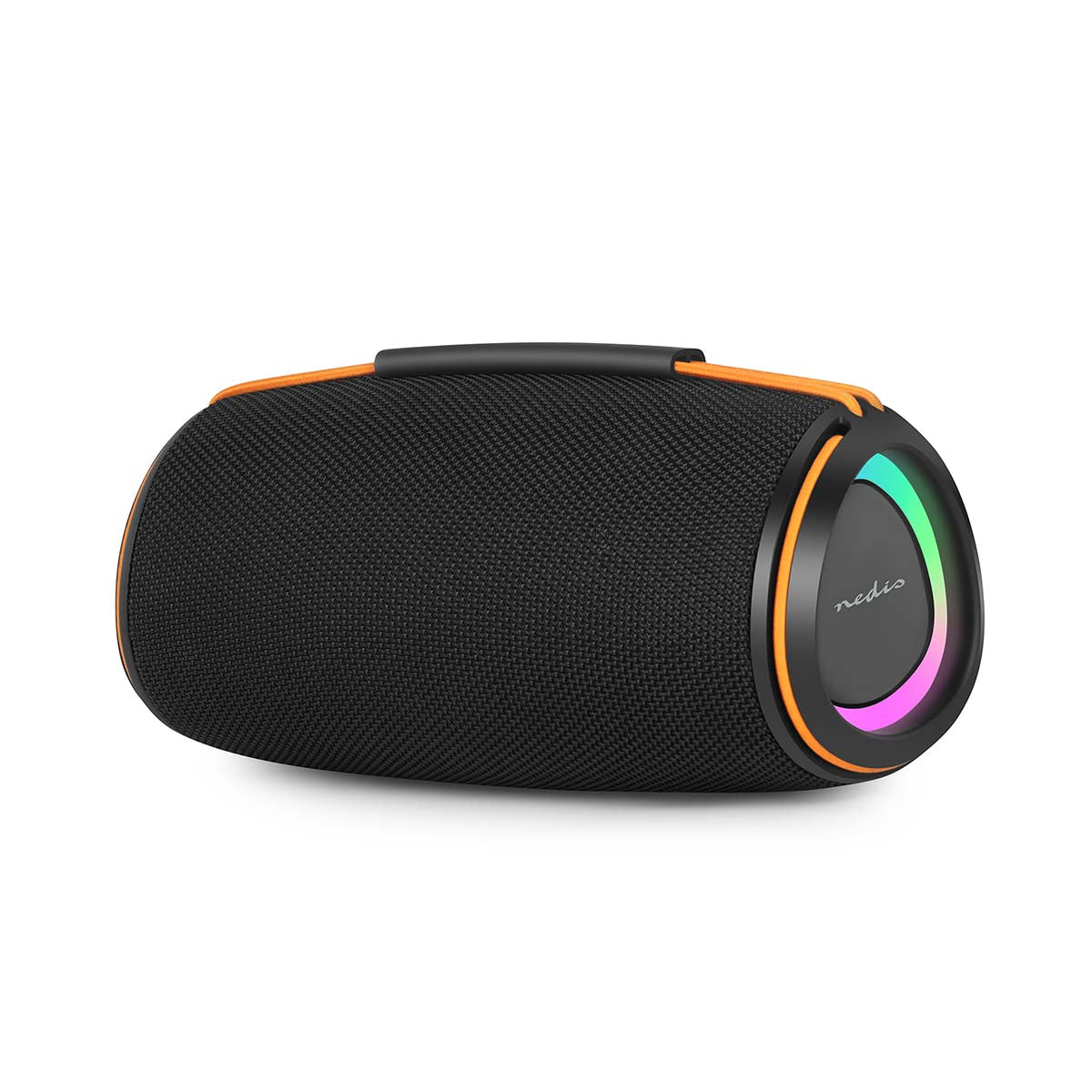 Bluetooth Speaker, 60W, Portable, TWS, Black/Orange