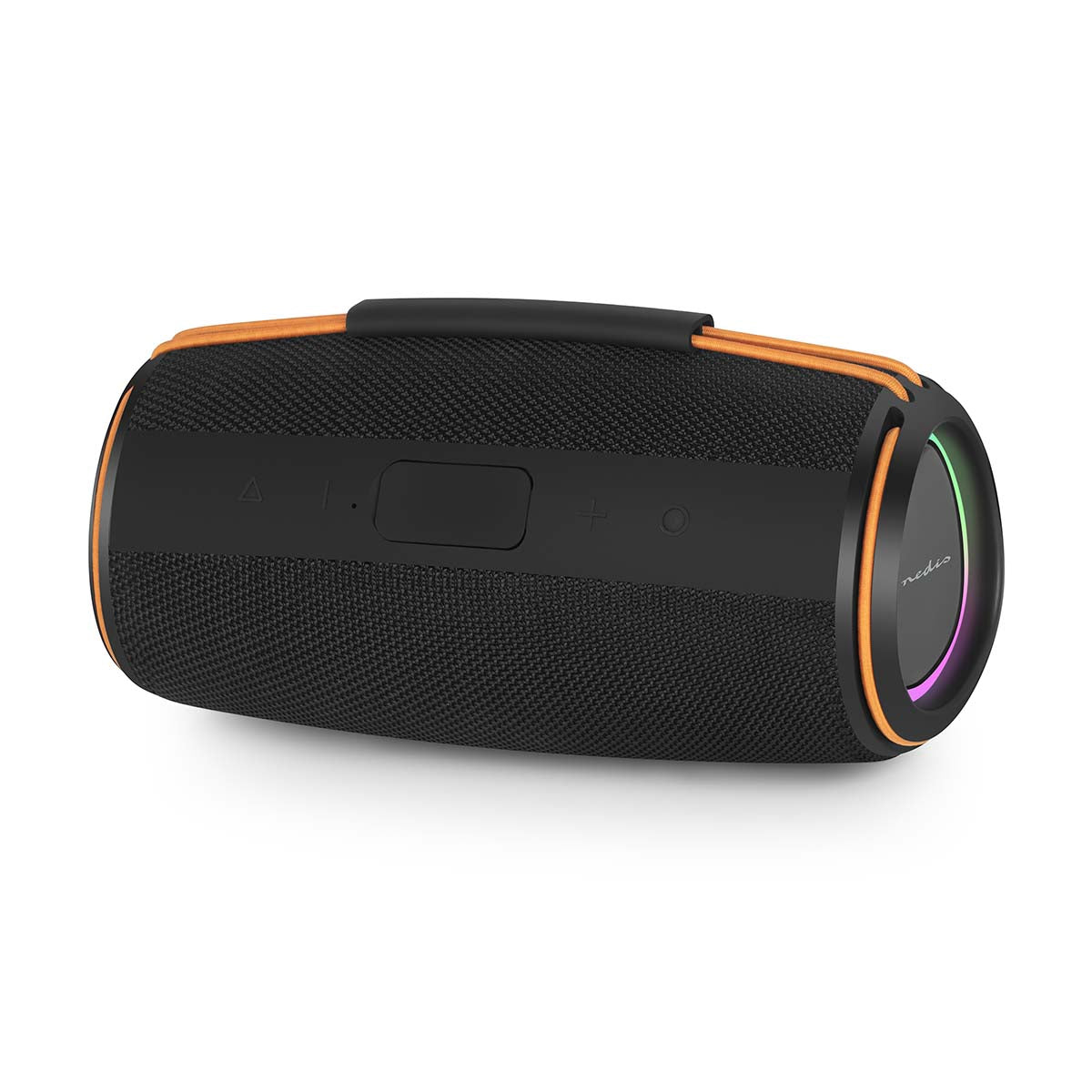 Bluetooth Speaker, 60W, Portable, TWS, Black/Orange