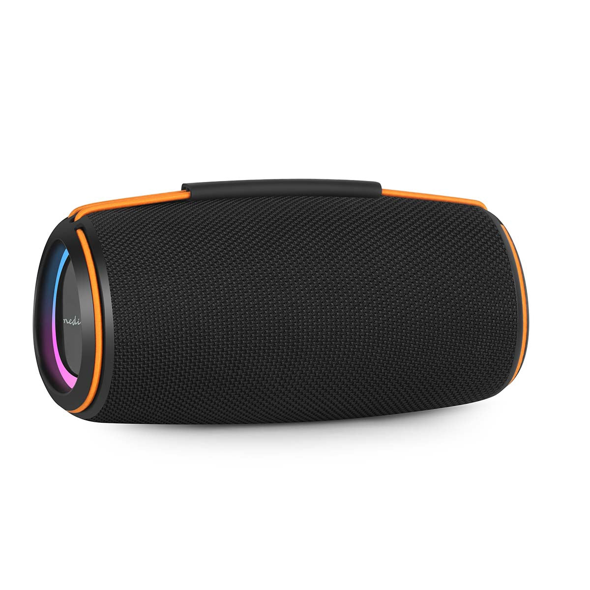 Bluetooth Speaker, 60W, Portable, TWS, Black/Orange