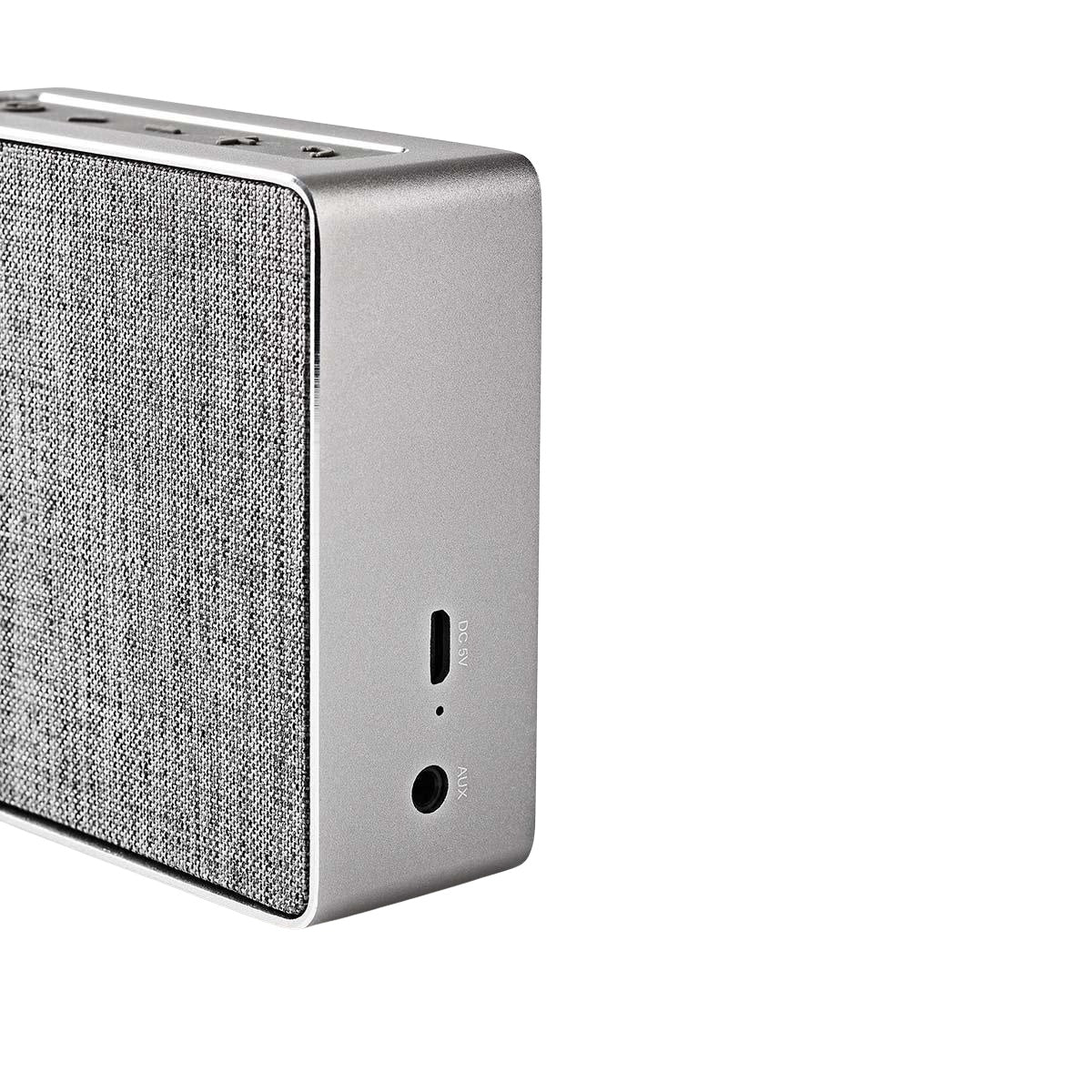 Bluetooth® Speaker | Maximum battery life: 4 hours | Handheld design | 15 W| Stereo | Built-in microphone | Gray