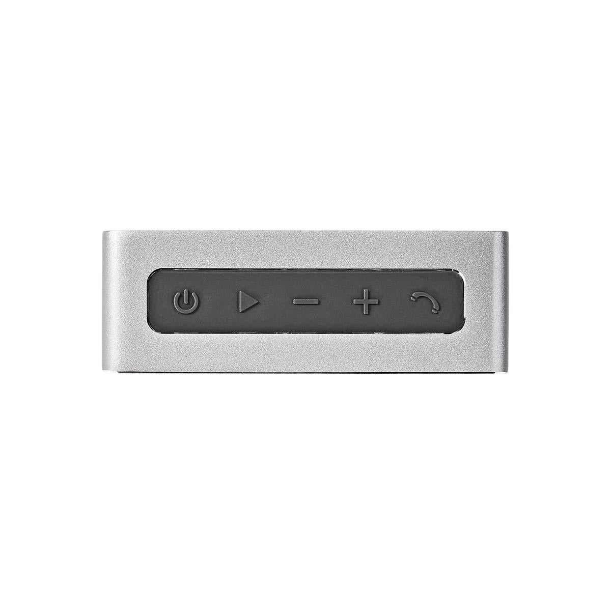 Bluetooth® Speaker | Maximum battery life: 4 hours | Handheld design | 15 W| Stereo | Built-in microphone | Gray