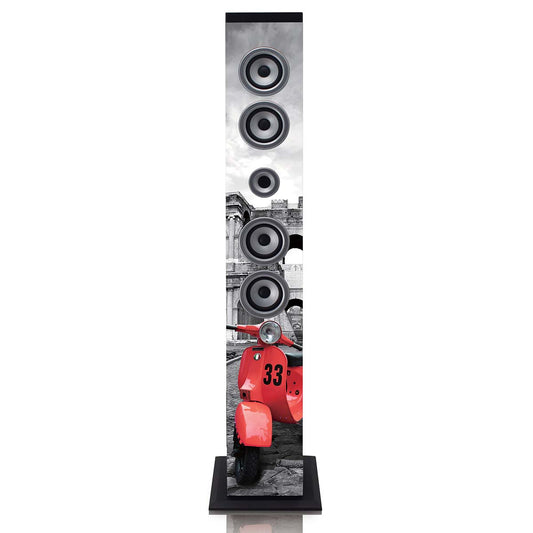 Bluetooth Tower Speaker, FM Radio, USB/SD Playback
