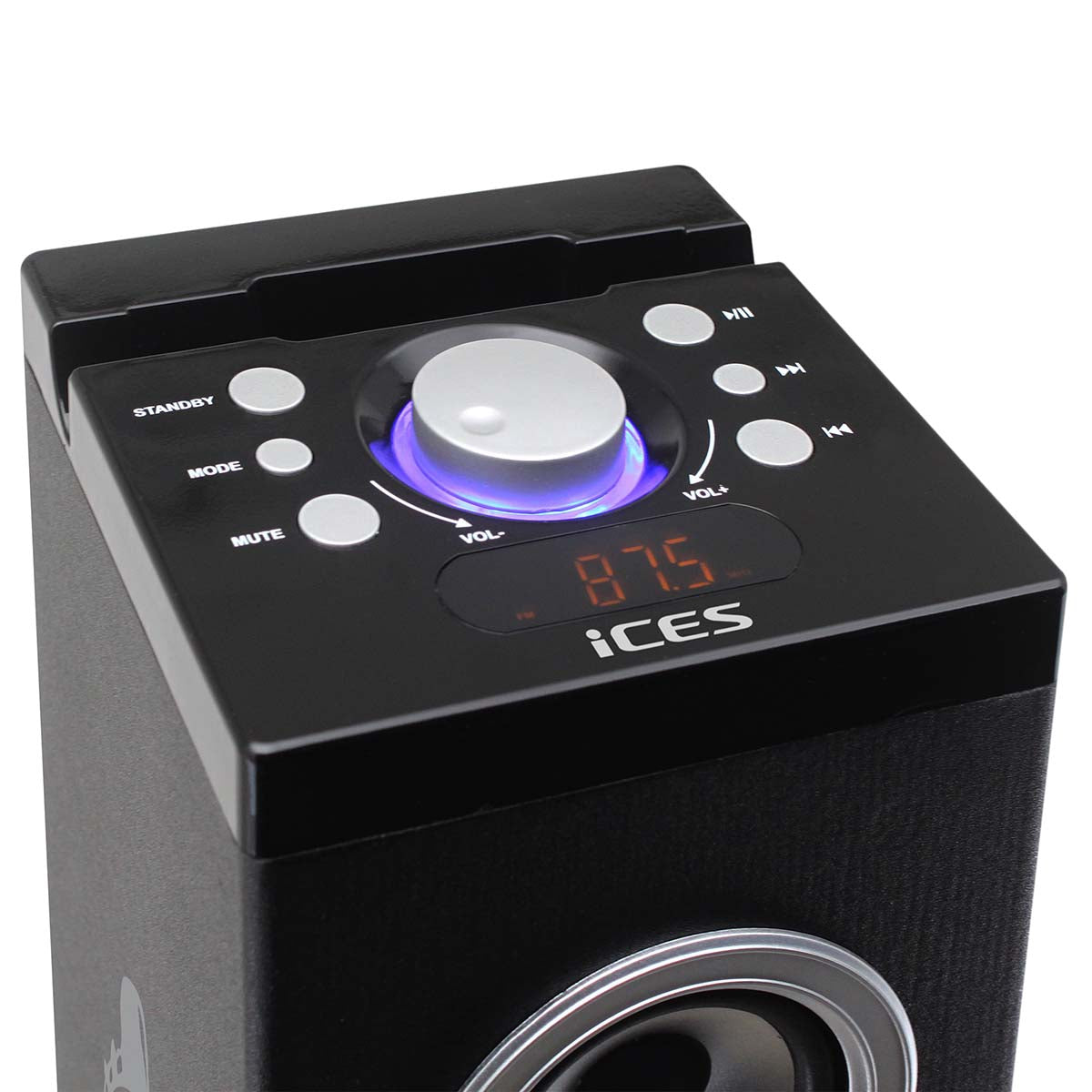 Bluetooth Tower Speaker, USB/SD/AUX, FM Radio, LCD Screen