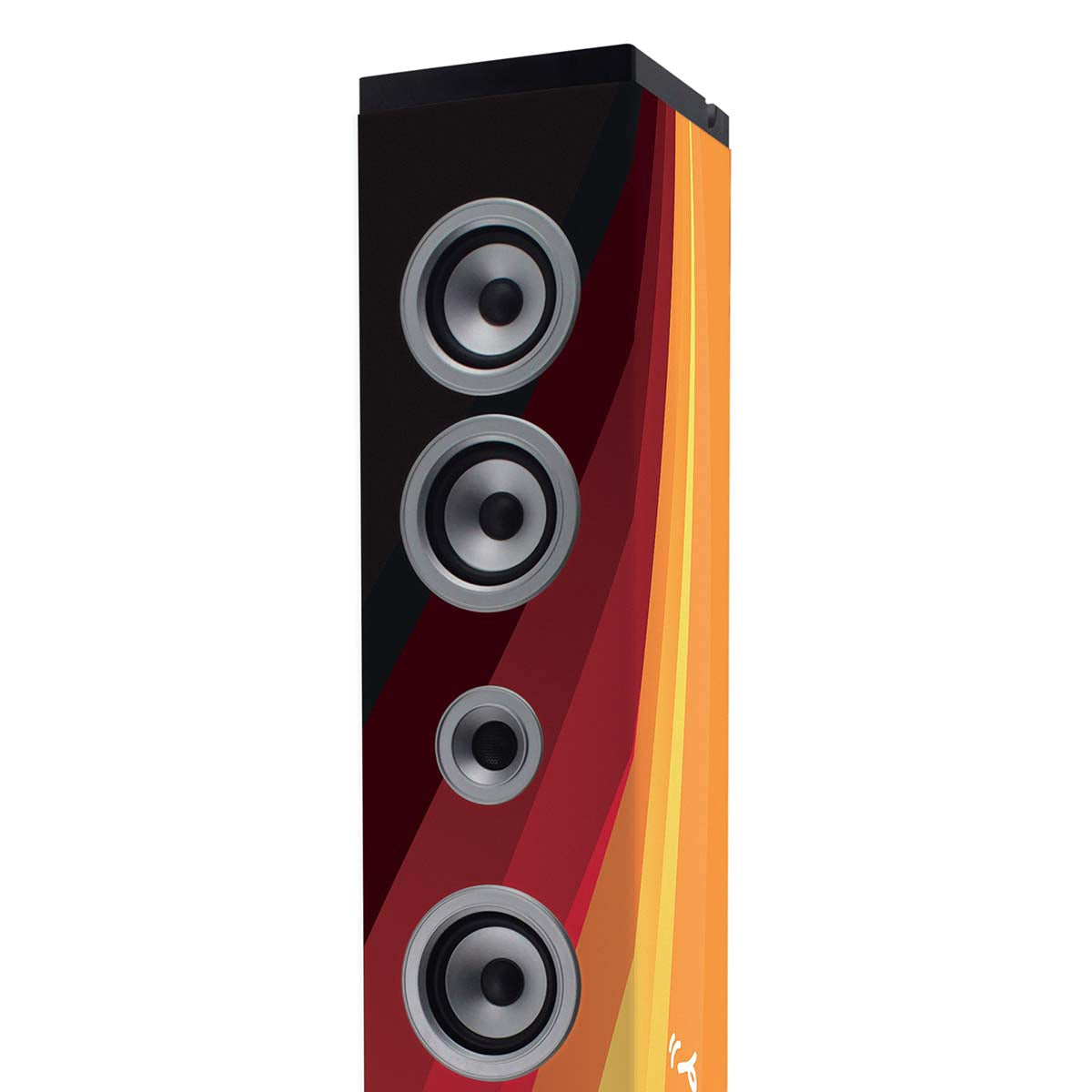 Bluetooth Tower Speaker with FM, USB, SD, AUX Inputs