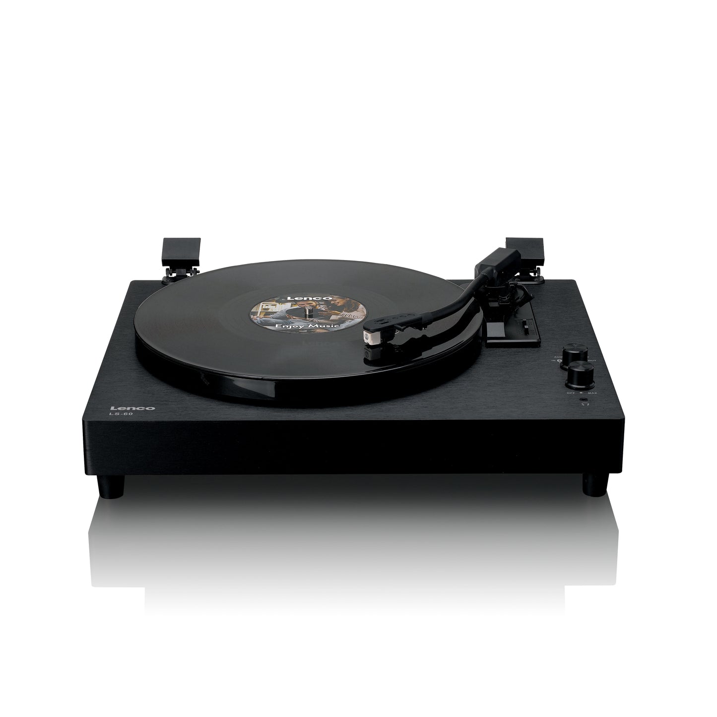 Bluetooth Turntable with Built-In Speakers and Amp