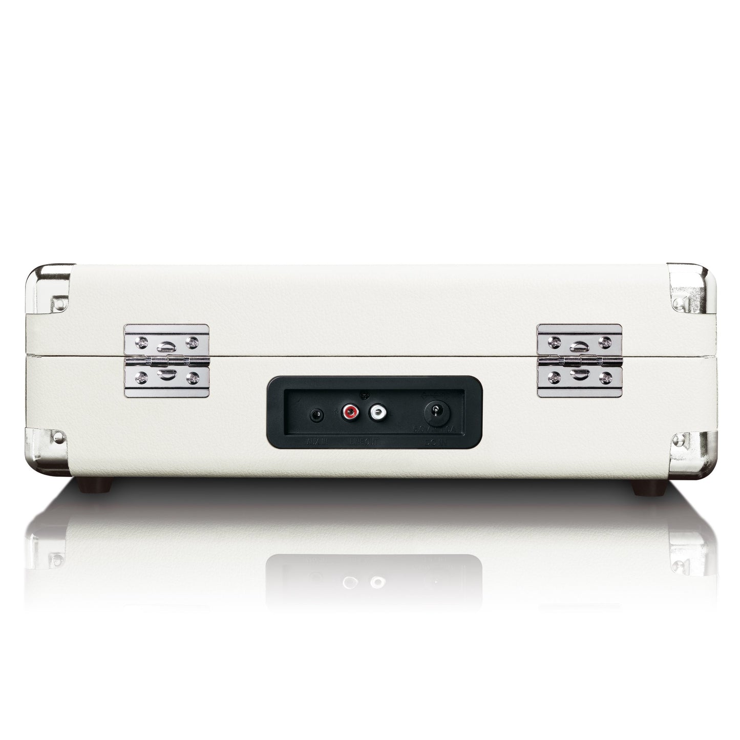 Bluetooth Turntable with Speakers, USB Recording, Cream