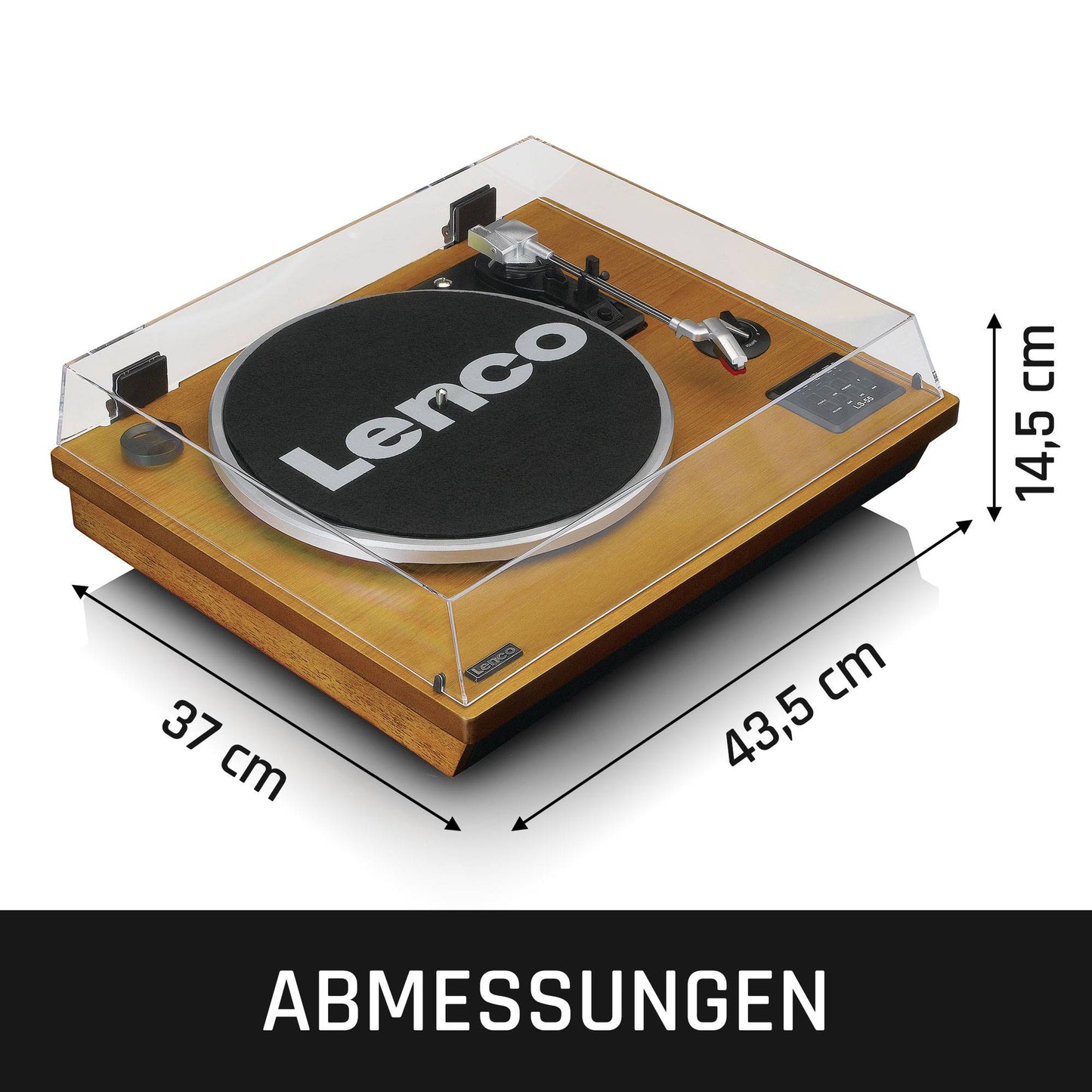 Bluetooth Turntable with USB Encoding, Built-In Speakers