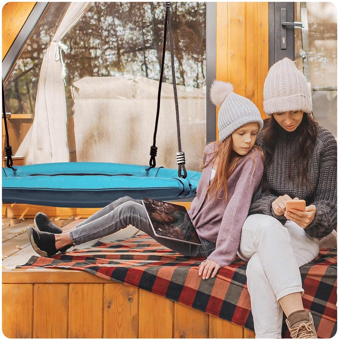Bocianrede Swing Swingo XXL Turquoise 95 cm
