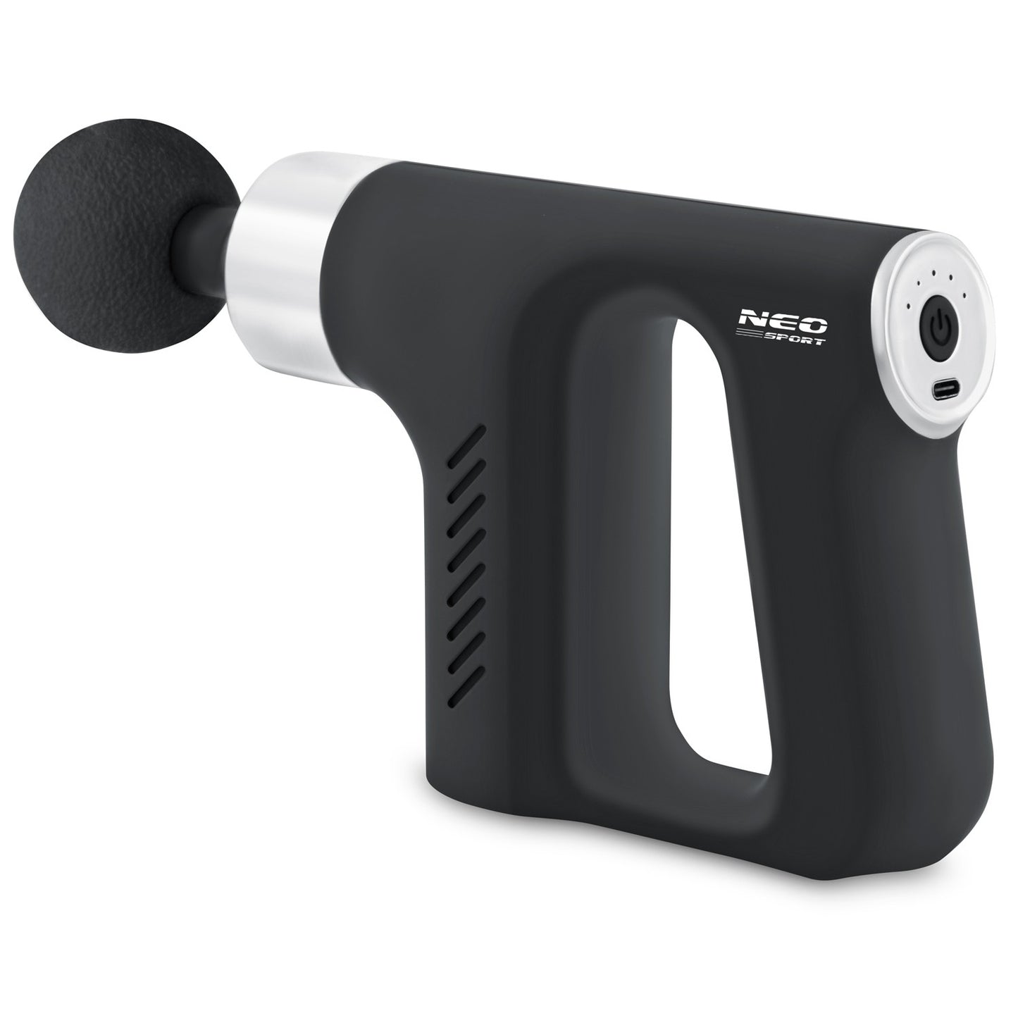 Body Massage Gun with 5 Nozzles NS-502 Neo-Sport Black