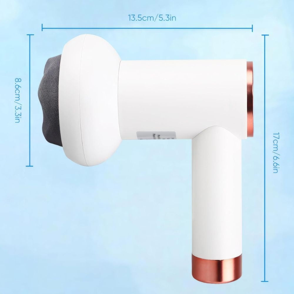 Body massage gun slimming 9in1 white
