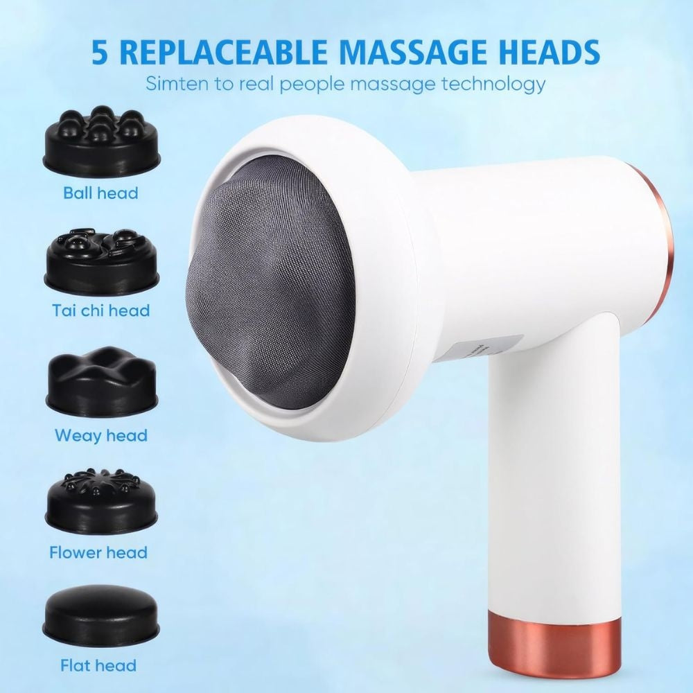 Body massage gun slimming 9in1 white