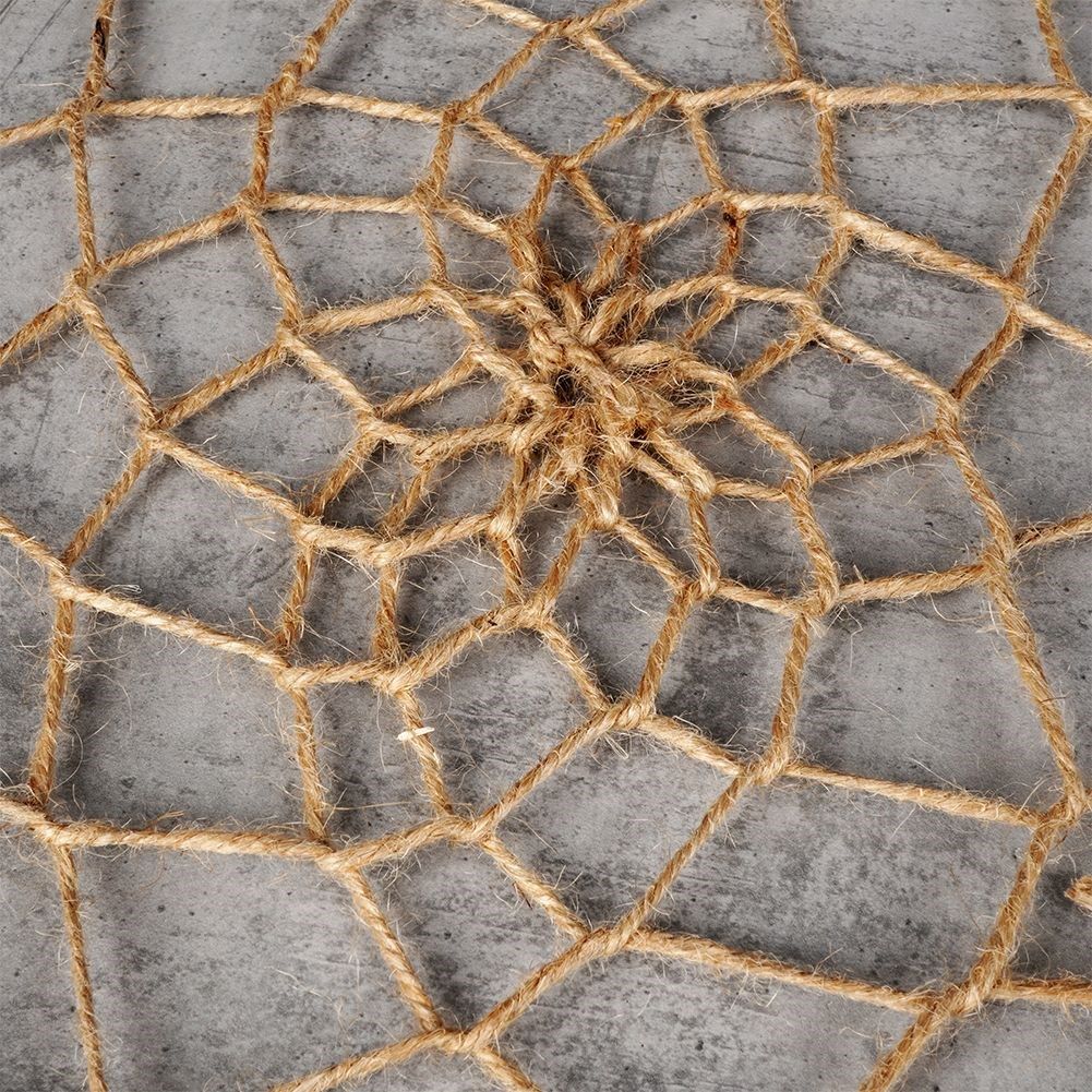 Boho Dream Catcher: Burlap, Feathers & Beads Wall Decoration