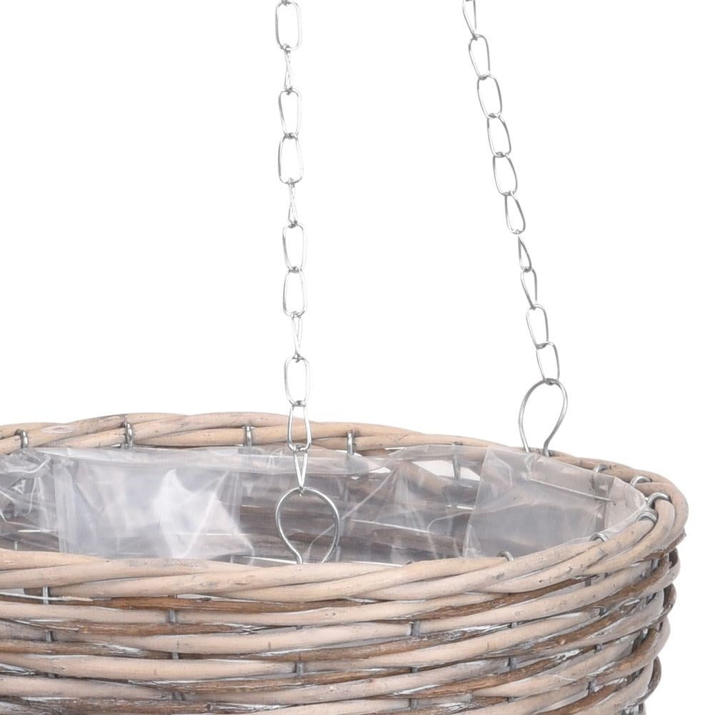 Boho hanging flower pot made of natural materials
