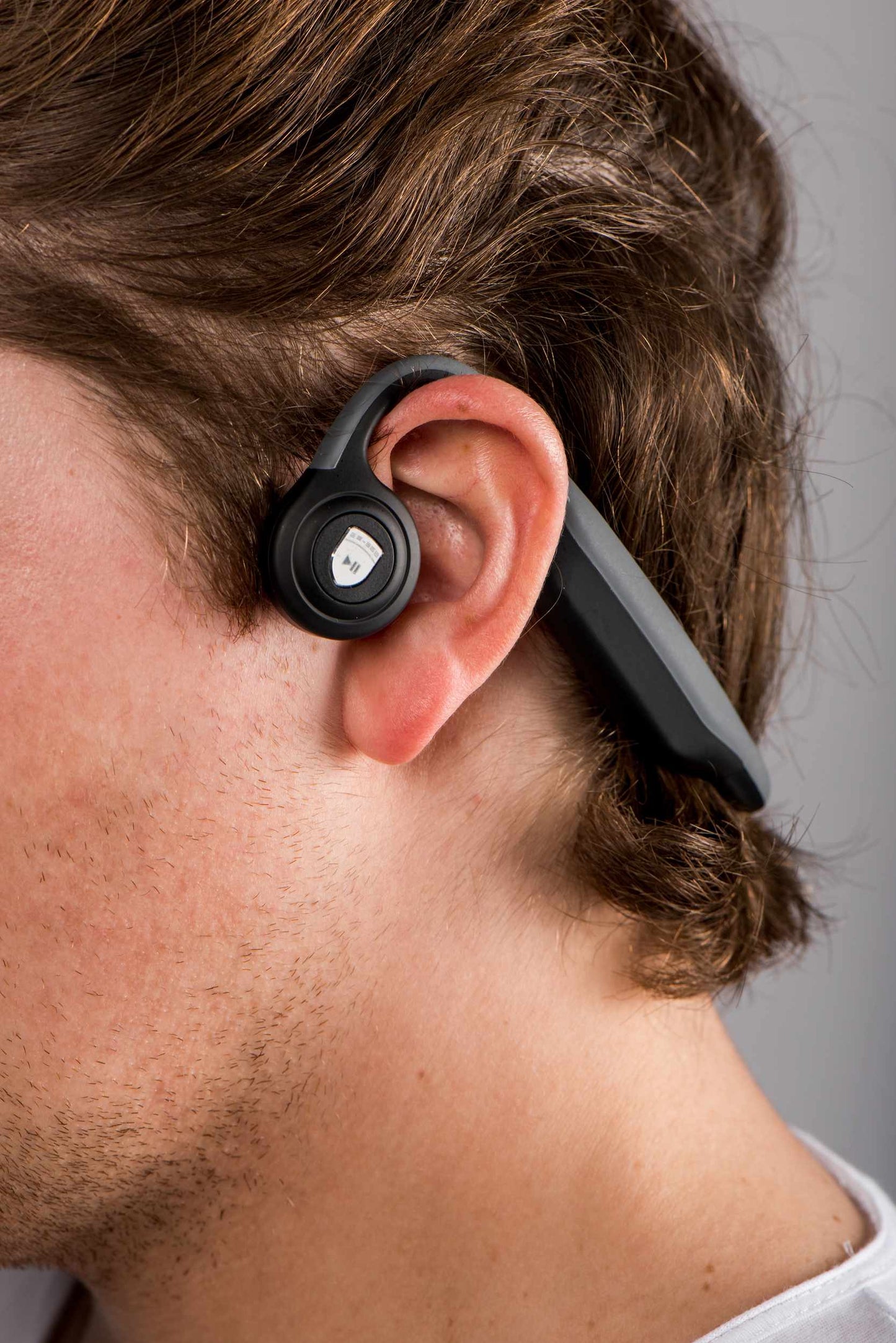 Bone Conduction Bluetooth Headphones, Waterproof, Black