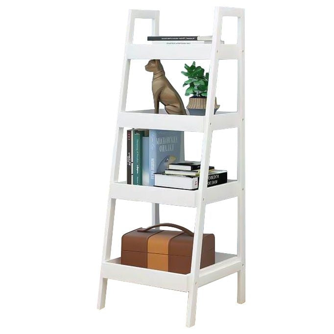 Bookcase,, bedside table, ladder, 4 shelves, white ModernHome