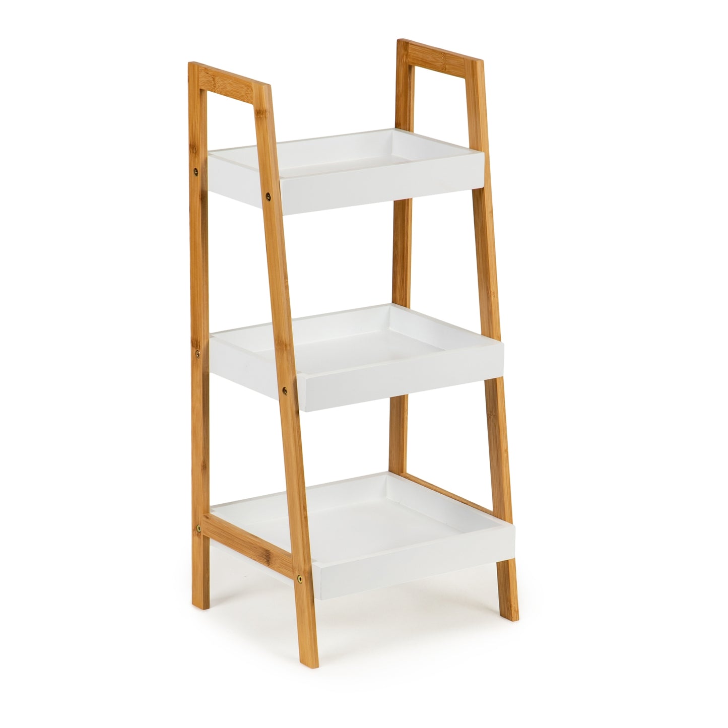 Bookcase shelf bedside table bamboo
