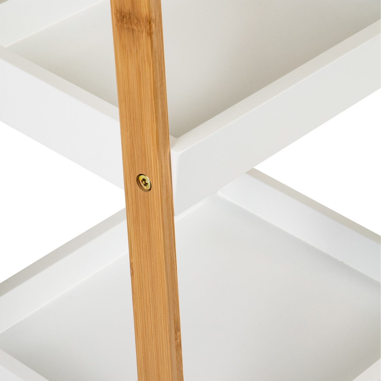 Bookcase shelf bedside table bamboo