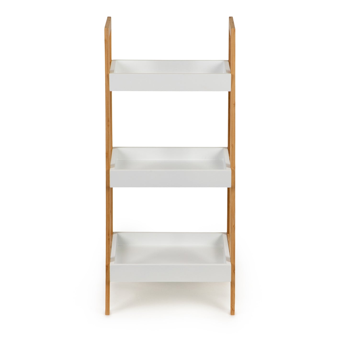 Bookcase shelf bedside table bamboo