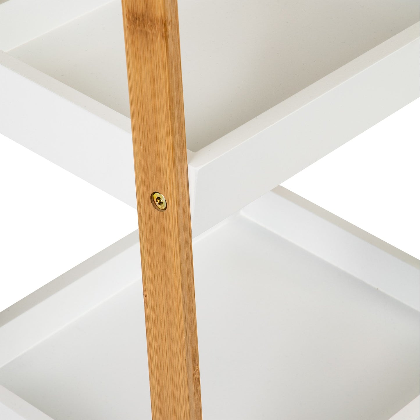 Bookcase shelf bedside table bamboo