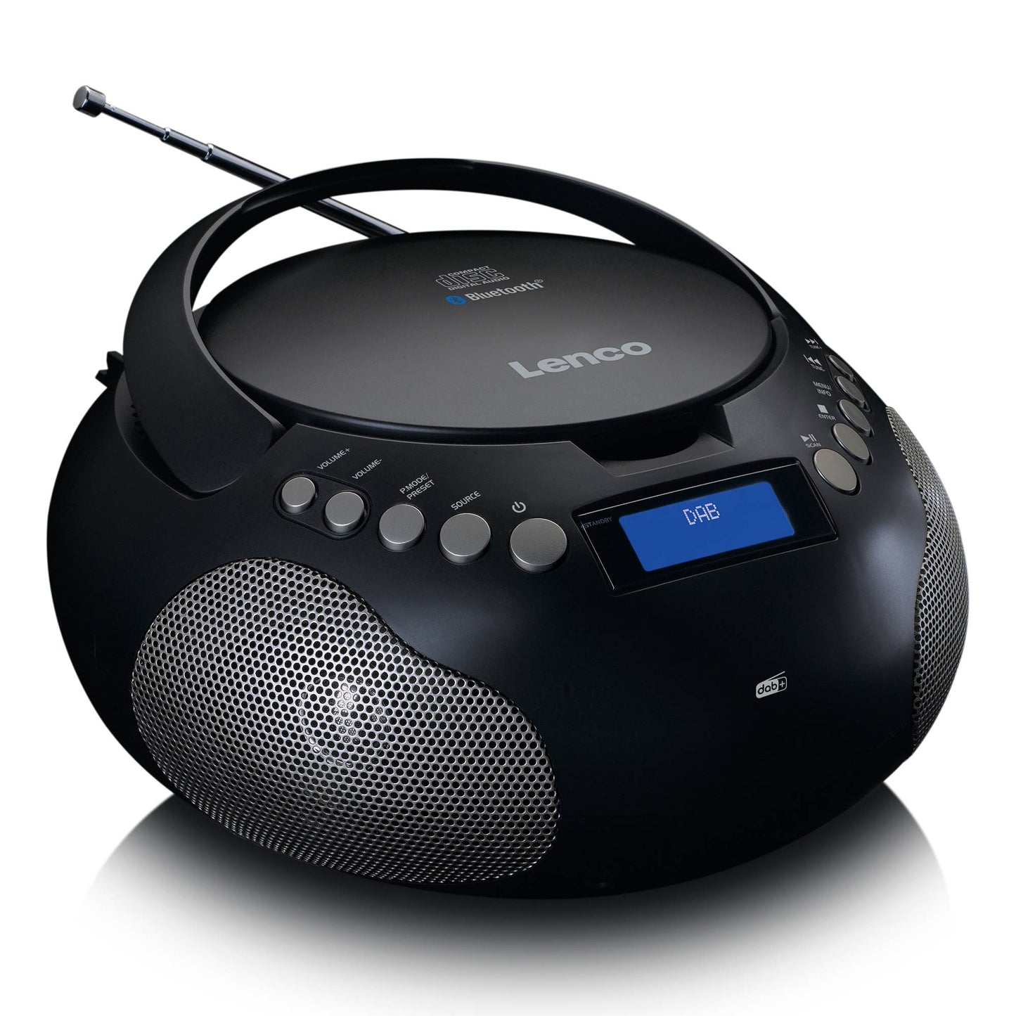 Boombox with DAB+/FM Radio and Bluetooth, Black