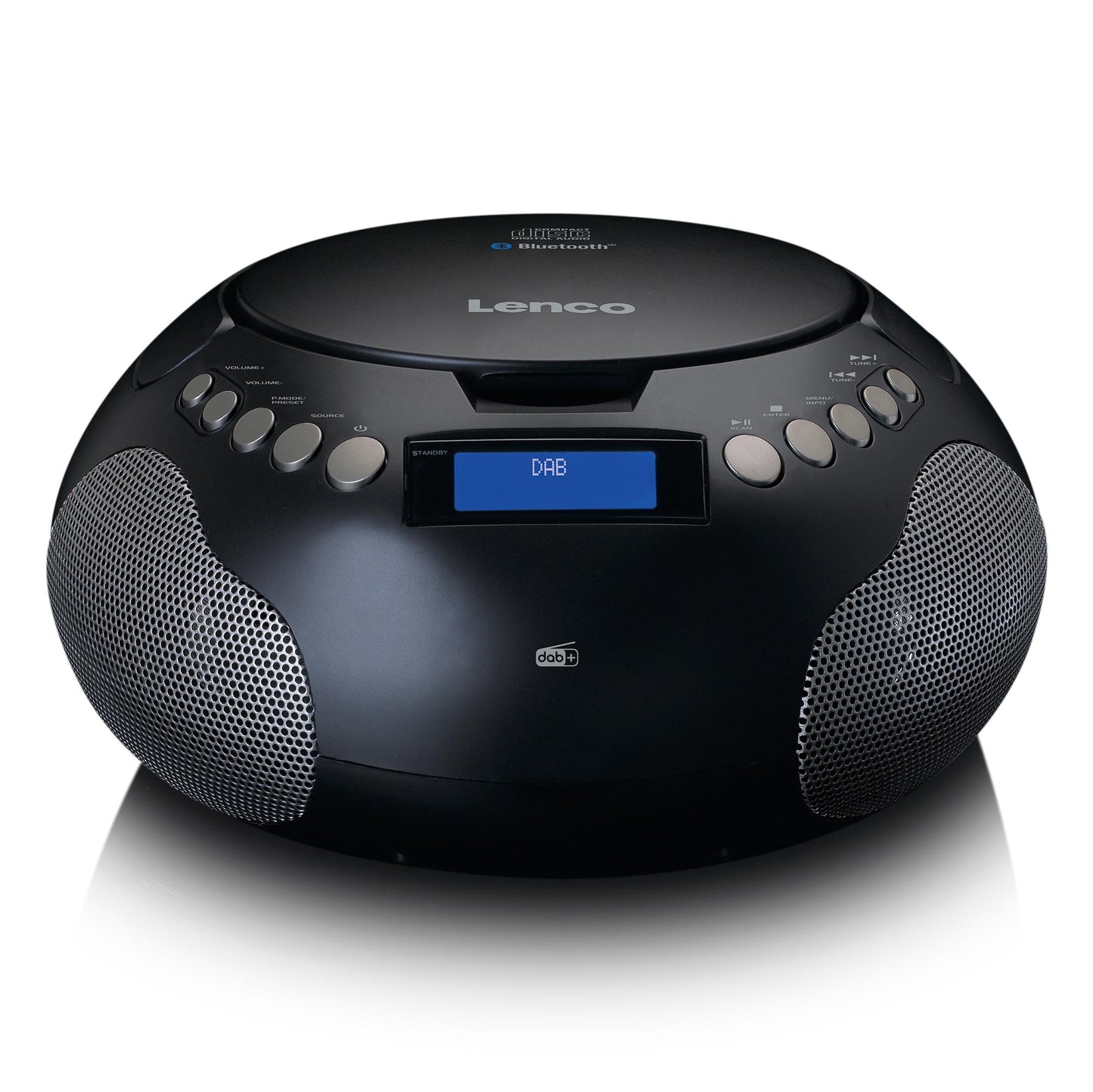 Boombox with DAB+/FM Radio and Bluetooth, Black