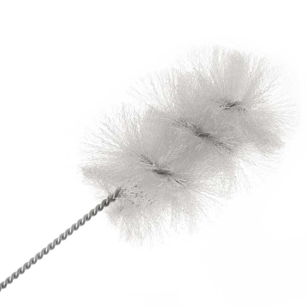 Bottle brush for narrow bottle necks and baby bottles