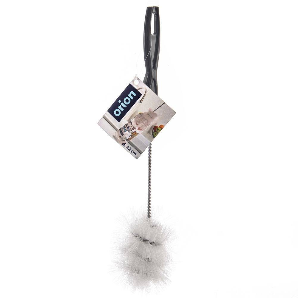 Bottle brush for narrow bottle necks and baby bottles