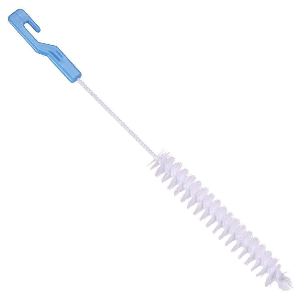 Bottle brush for narrow necks, tubes and baby bottles with hook