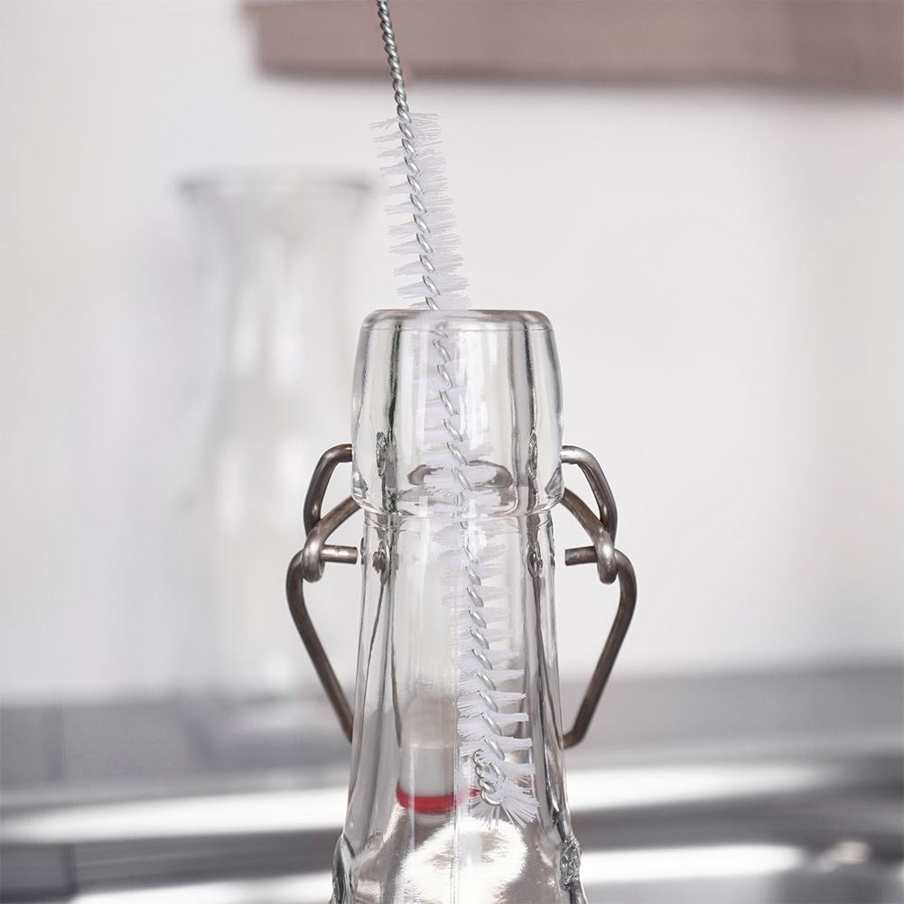 Bottle brush for narrow necks, vases and baby bottles