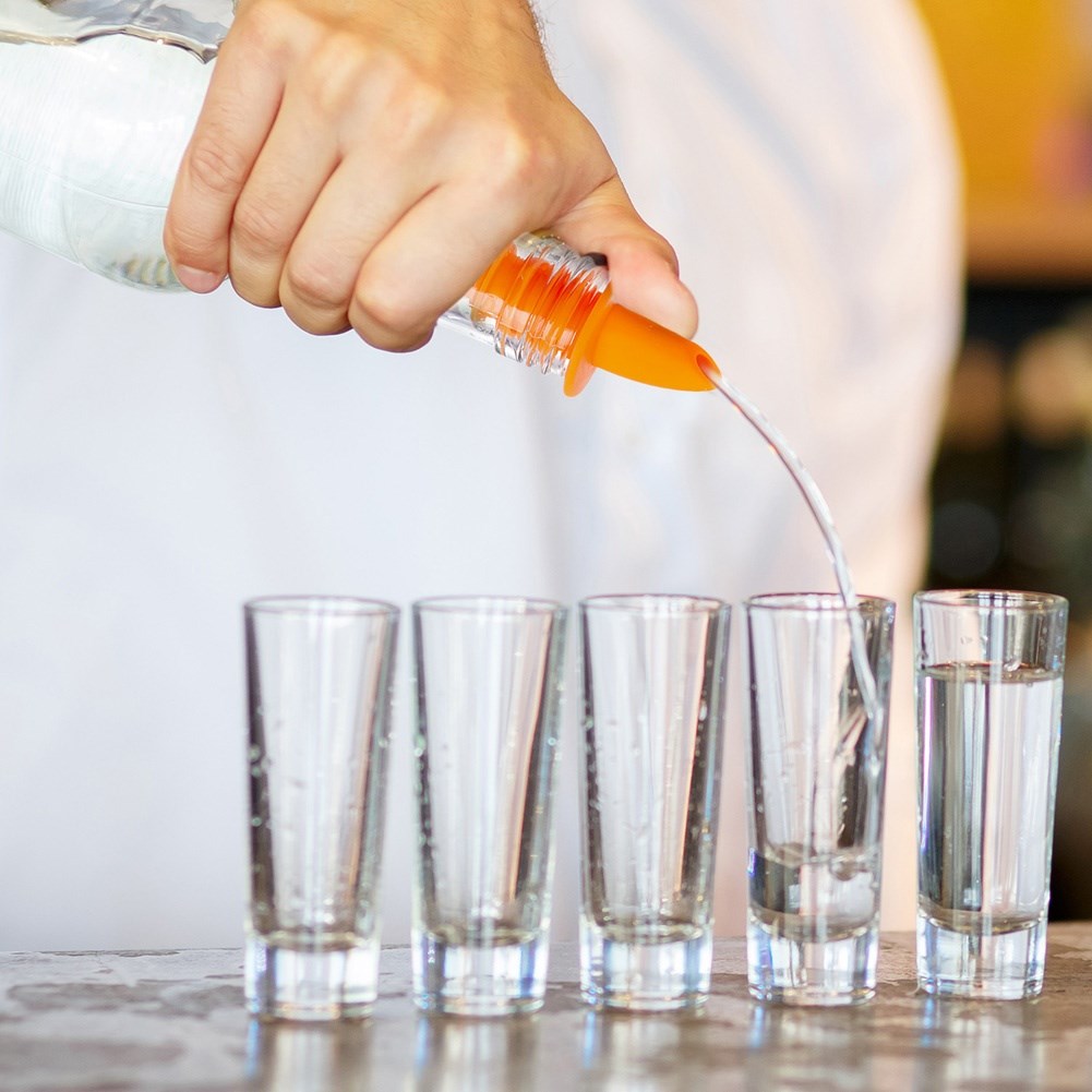 Bottle dispenser flexible pourer 6 pcs.