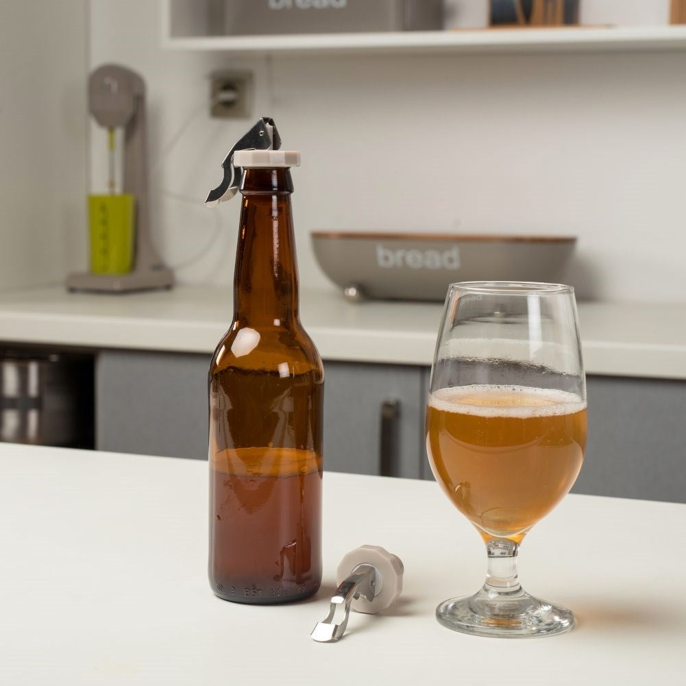 Bottle opener with Universal Cork