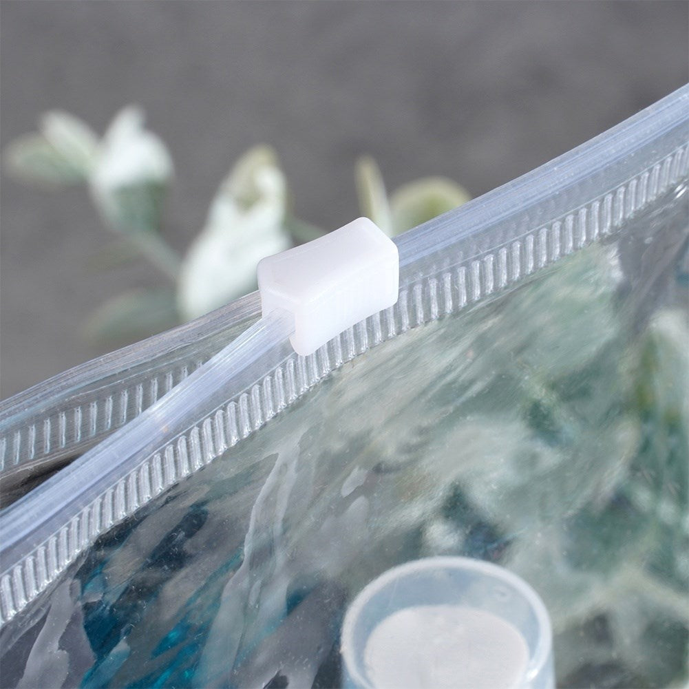 Bottles travel containers for cosmetics for the plane with a 5-piece cosmetics bag
