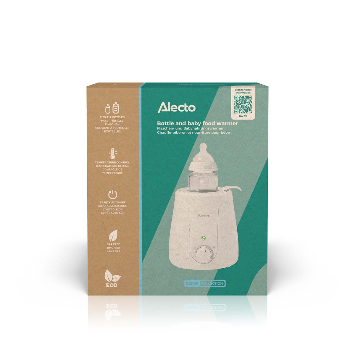 Bottle warmer white