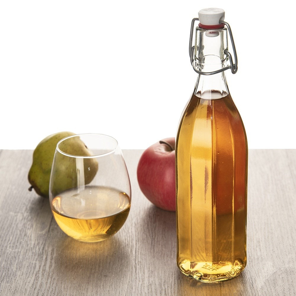 Bottle with clip glass 1 l