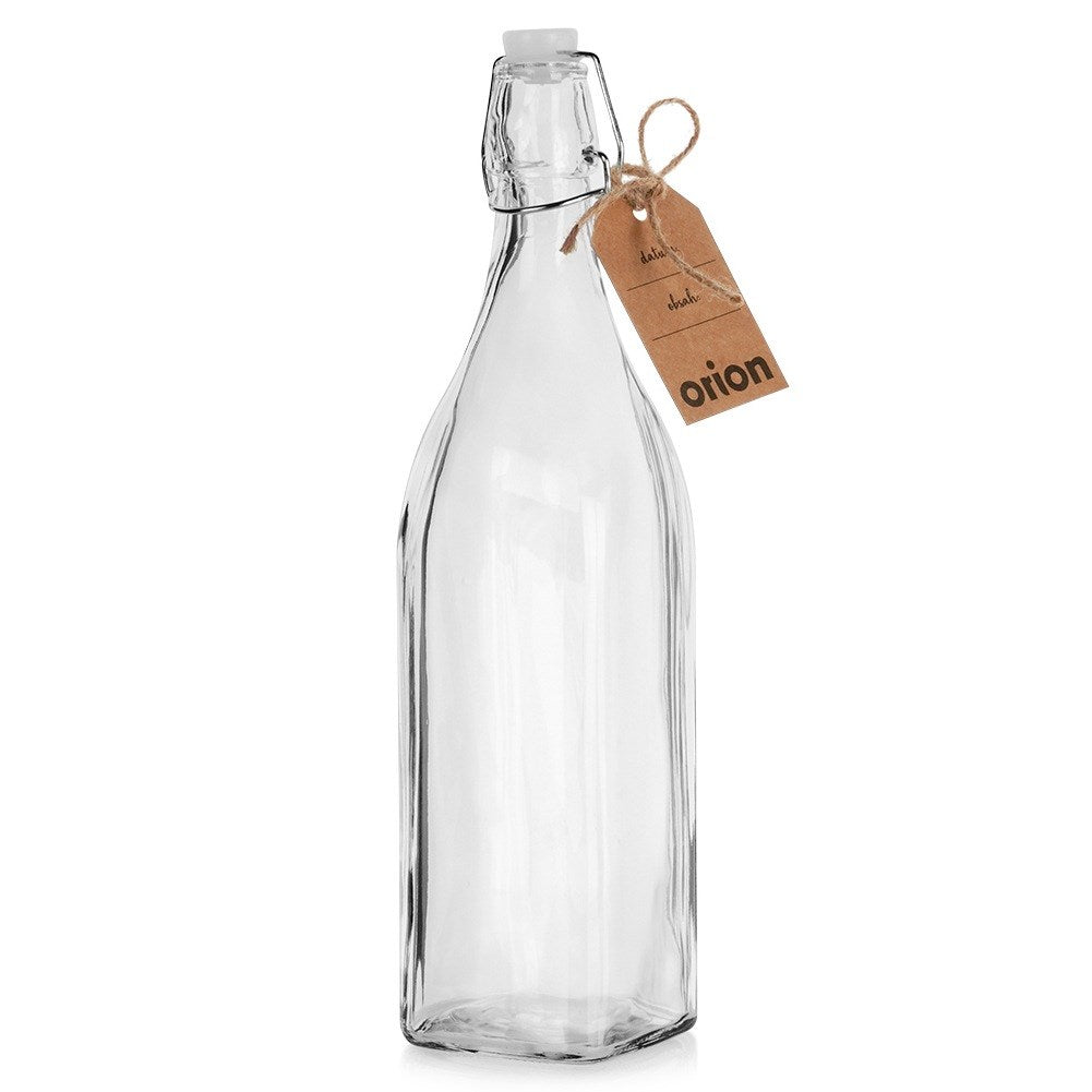 Bottle with clip glass 1 l