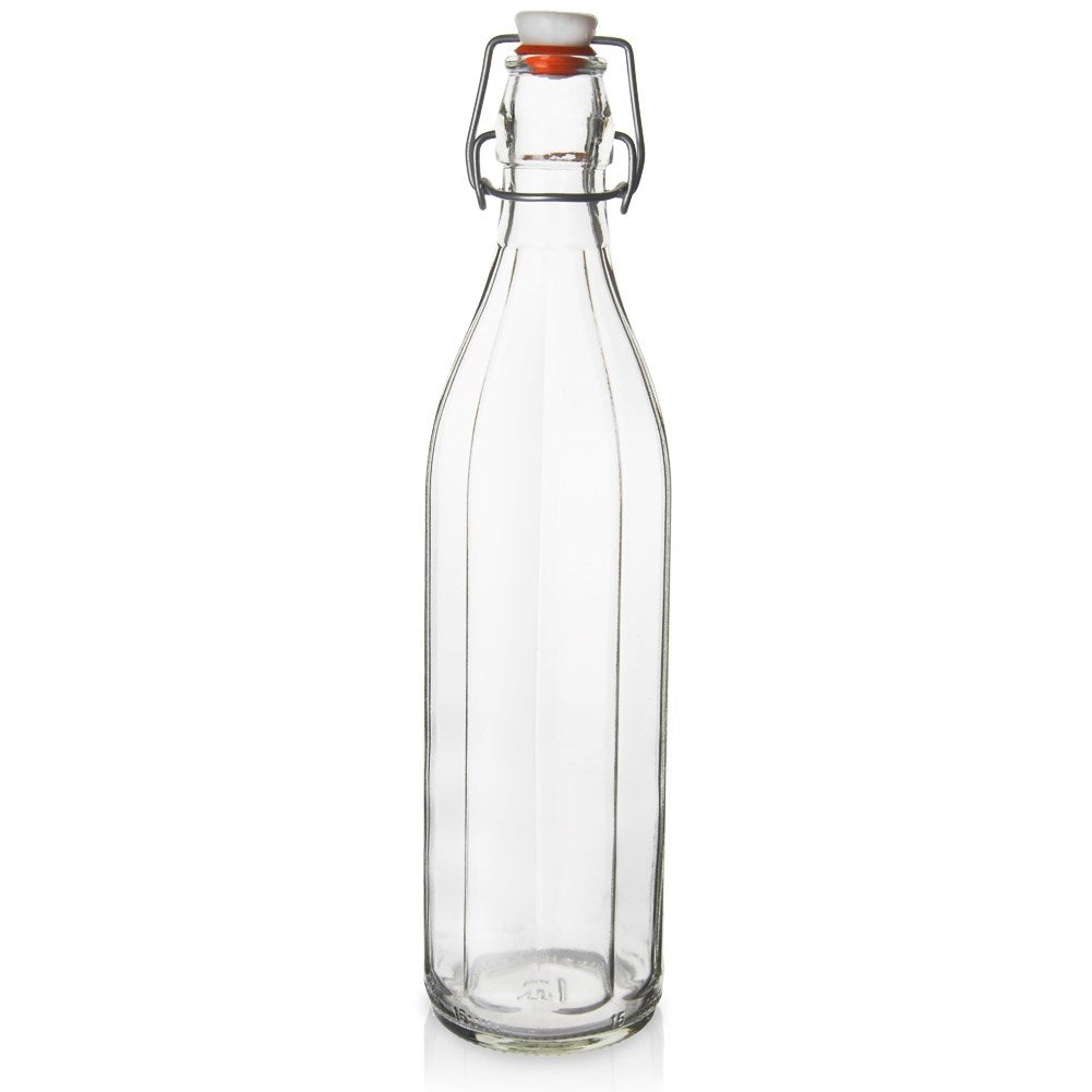 Bottle with clip glass 1 l