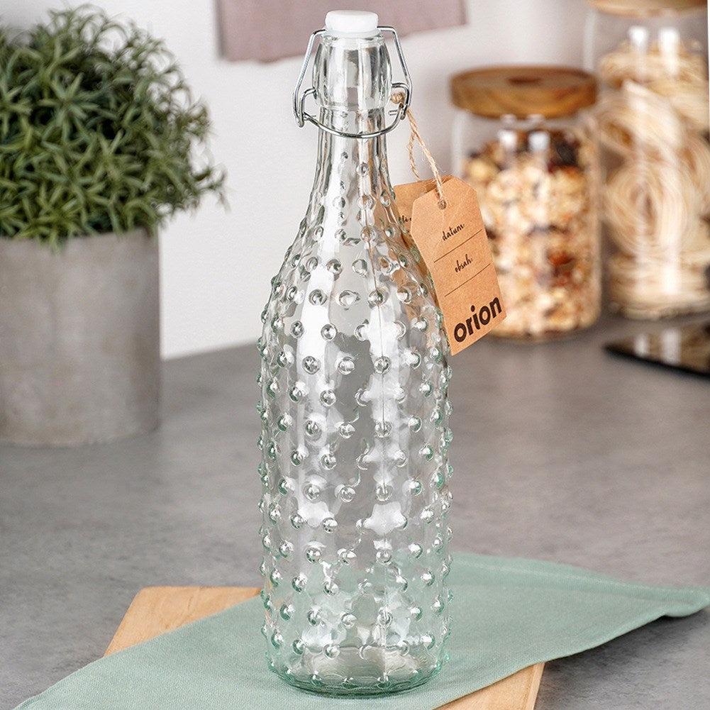 Bottle with clip glass 1 l