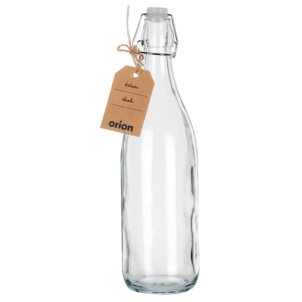 Bottle with clip glass 1 l